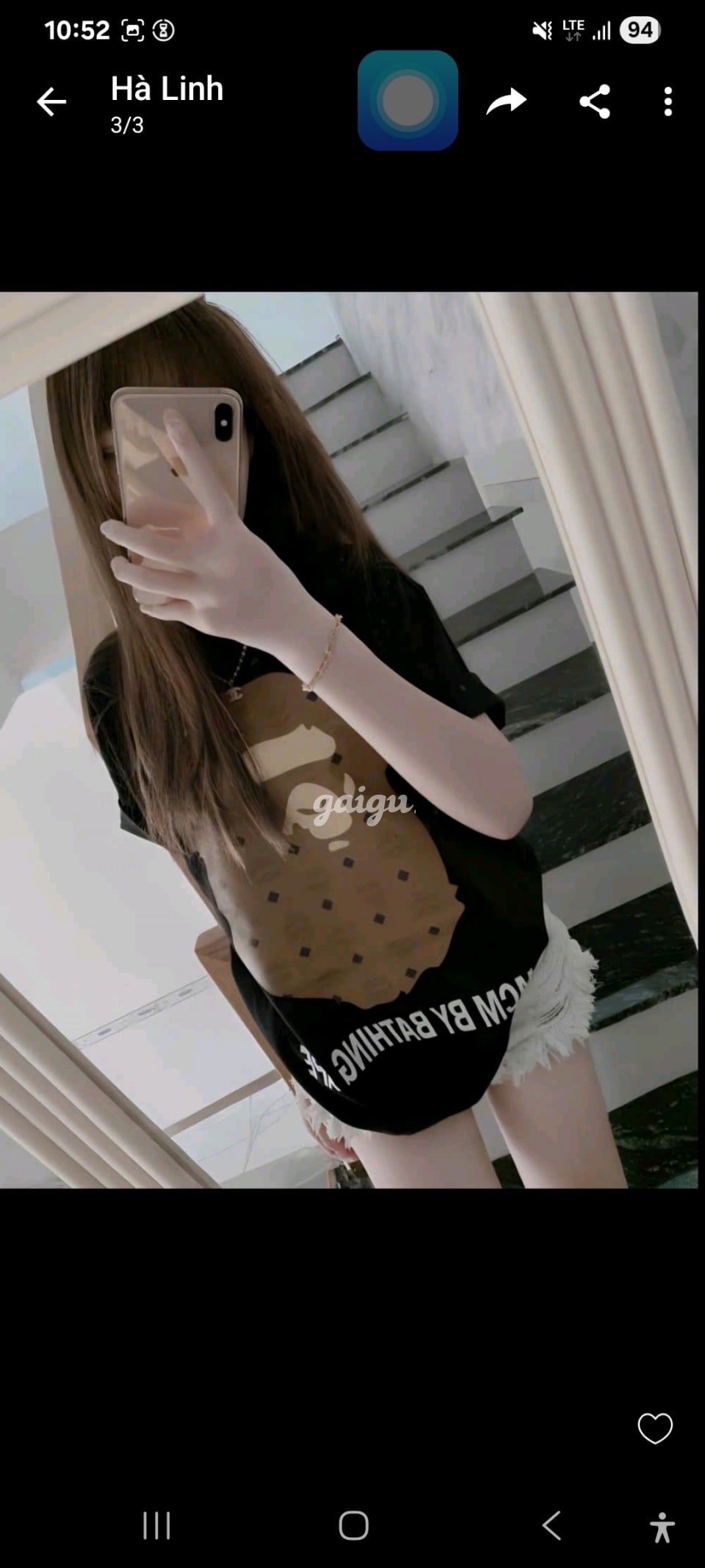 Hot Teen HÀ LINH 2k7 Mặt Baby,Da Trắng,Vú Hồng,Bym Khít